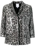 In The Mood For Love Sofia Sequined Blazer - Grey