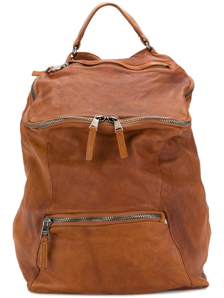 Giorgio Brato Oversized Backpack - Brown