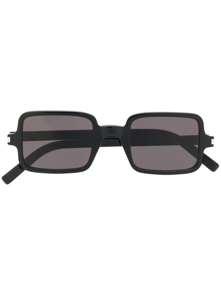 Saint Laurent Square Frame 332 Sunglasses - Black