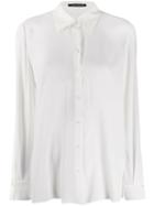 Luisa Cerano Pointed Collar Shirt - White