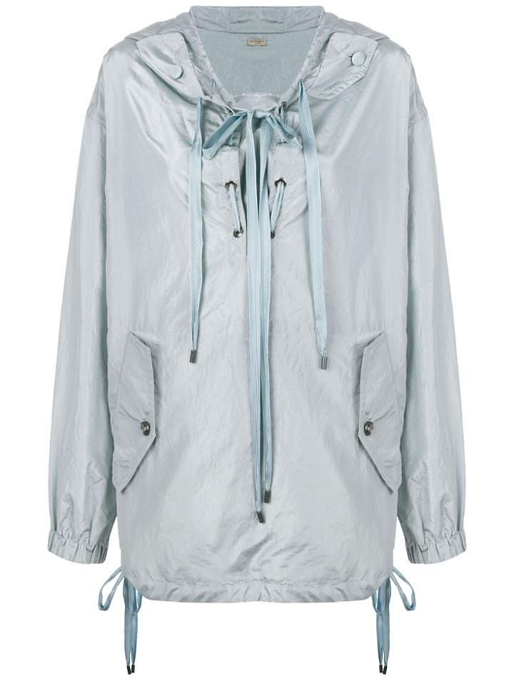 Bottega Veneta Hooded Jacket - Blue