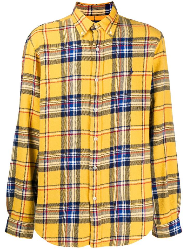 Ralph Lauren Tartan Checked Shirt - Yellow