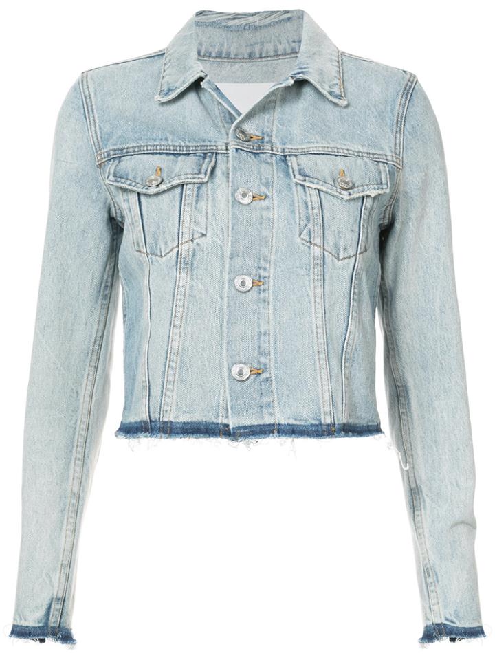 Re/done Fitted Denim Jacket - Blue
