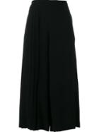 Osman Wide-legged Pleated Cropped Trousers
