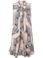 Red Valentino Shift Shirt Dress - Neutrals