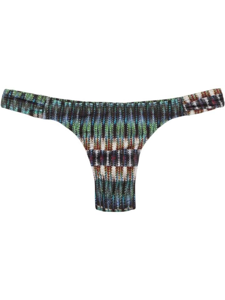 Lygia & Nanny Printed Bikini Bottoms, Women's, Size: 48, Green, Polyamide