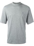 Études Embroidered Logo T-shirt, Men's, Size: Xs, Grey, Cotton