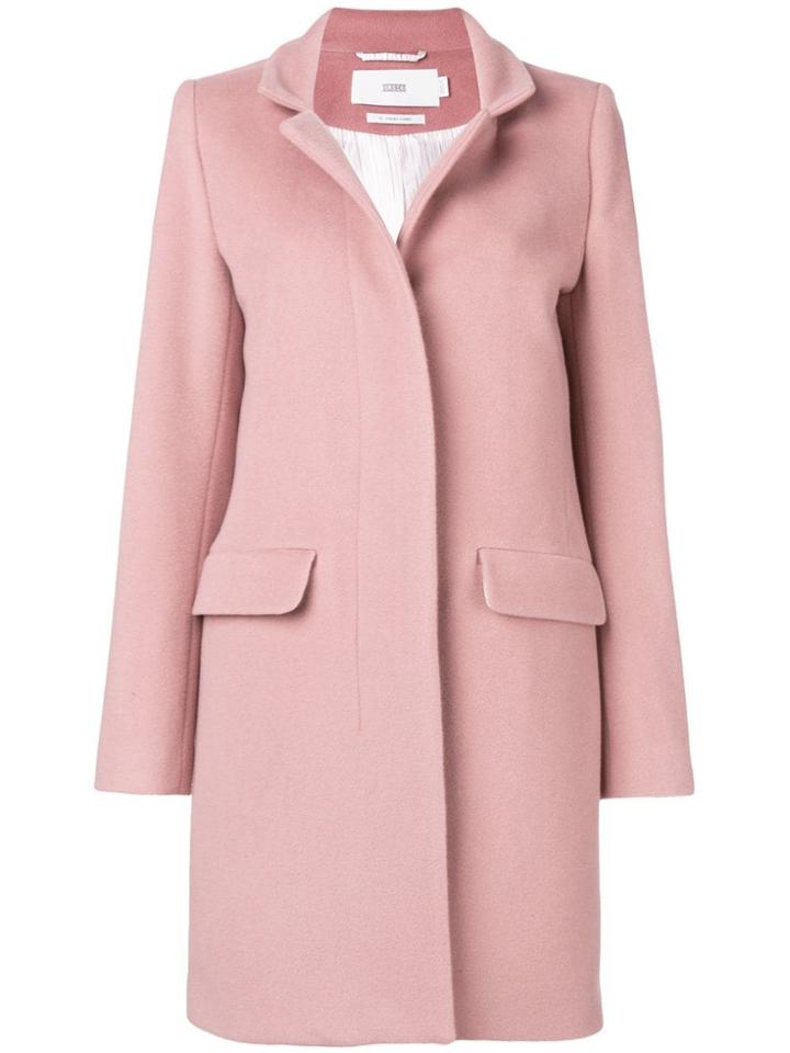 Closed Classic Tailored Coat - Pink & Purple