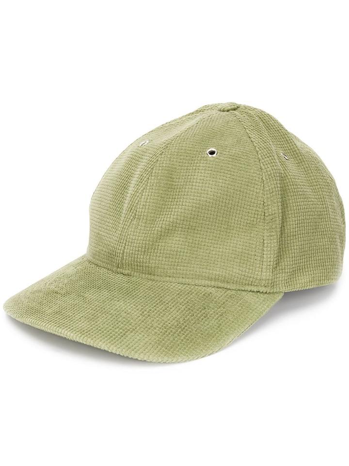 Ymc Textured Baseball Cap - Green
