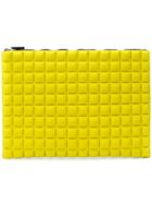 No Ka' Oi Chocolate Bar Quilted Clutch - Yellow