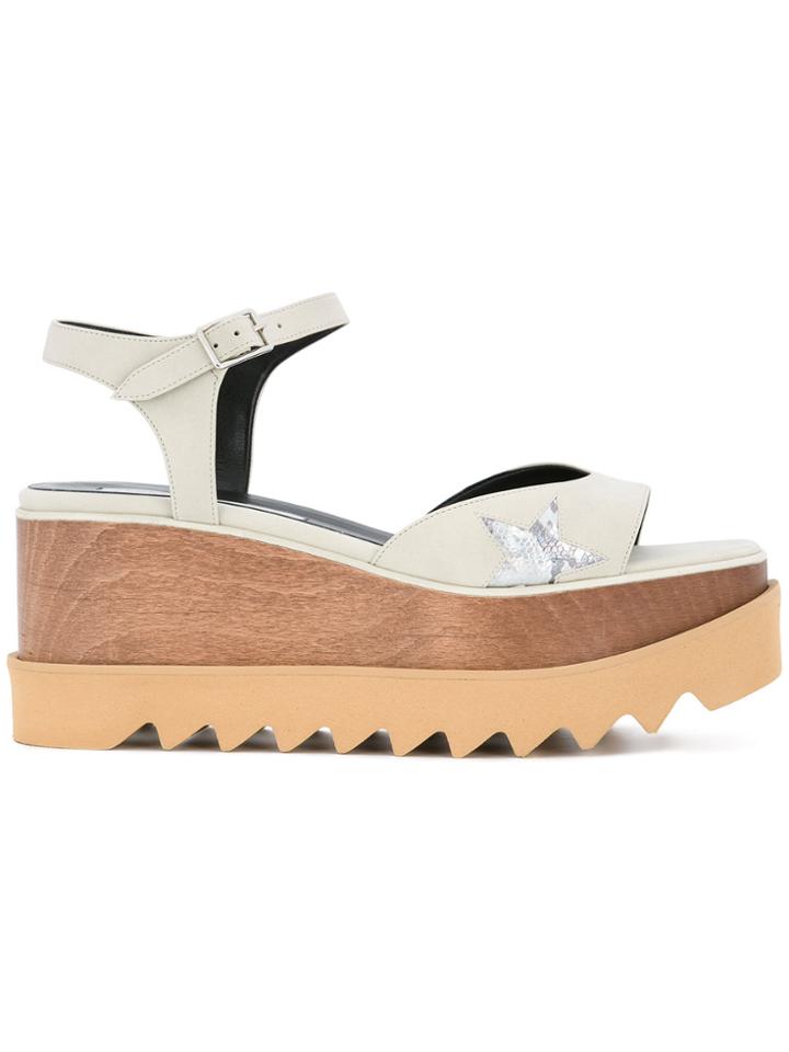 Stella Mccartney Elyse Star Sandals - White