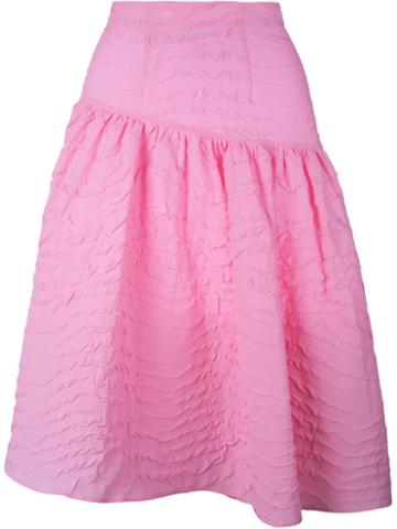 Awake Asymmetric Jacquard Skirt