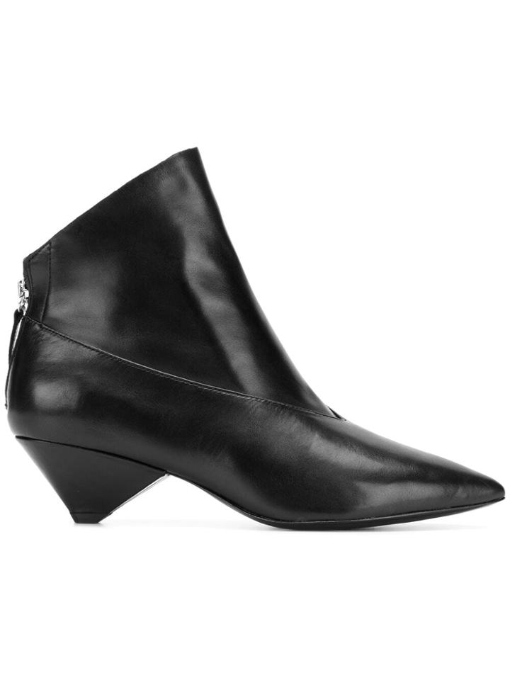 Ash Crazy Ankle Boots - Black
