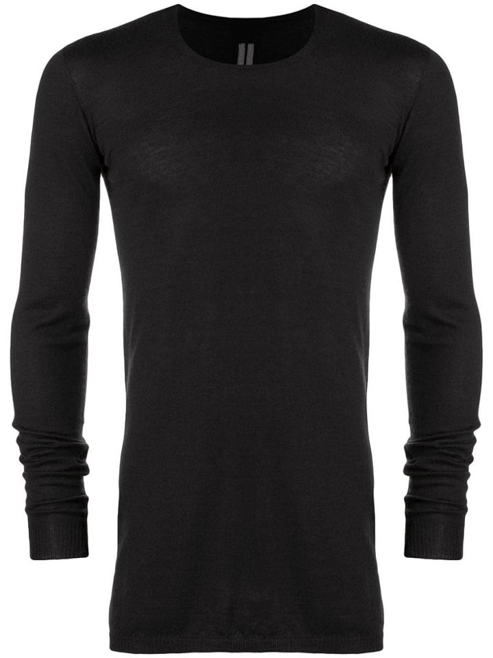 Rick Owens 100% Cashmere Pullover - Black