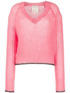 Marco De Vincenzo V-neck Jumper - Pink