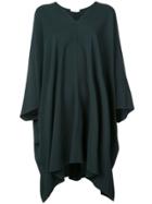 The Row Asymmetric Hem Midi Dress - Green