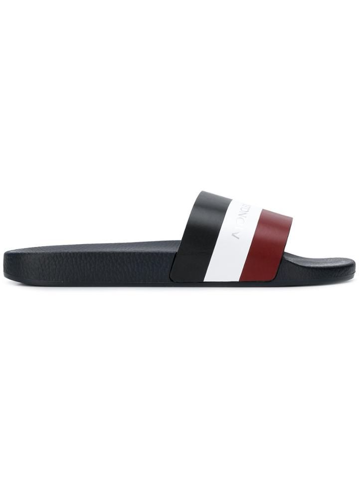 Moncler Tri-stripe Slides - Multicolour