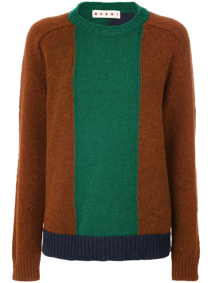Marni Crew Neck Sweater - Brown