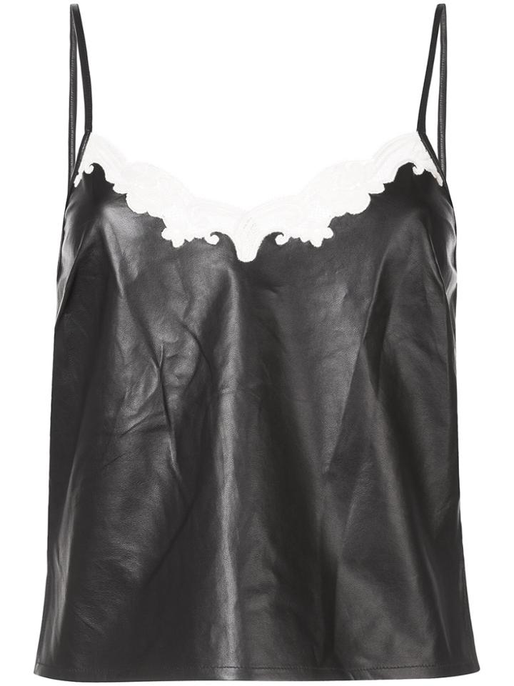 Alexander Wang Lambskin Camisole - Black
