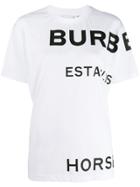 Burberry Horseferry Print Oversized T-shirt - White