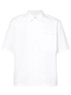 Maison Margiela Poplin Short Sleeve Shirt - White