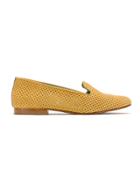 Blue Bird Shoes Sude Loafers - Yellow