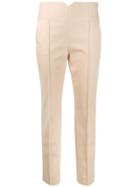 Dorothee Schumacher High-waisted Tapered Trousers - Neutrals