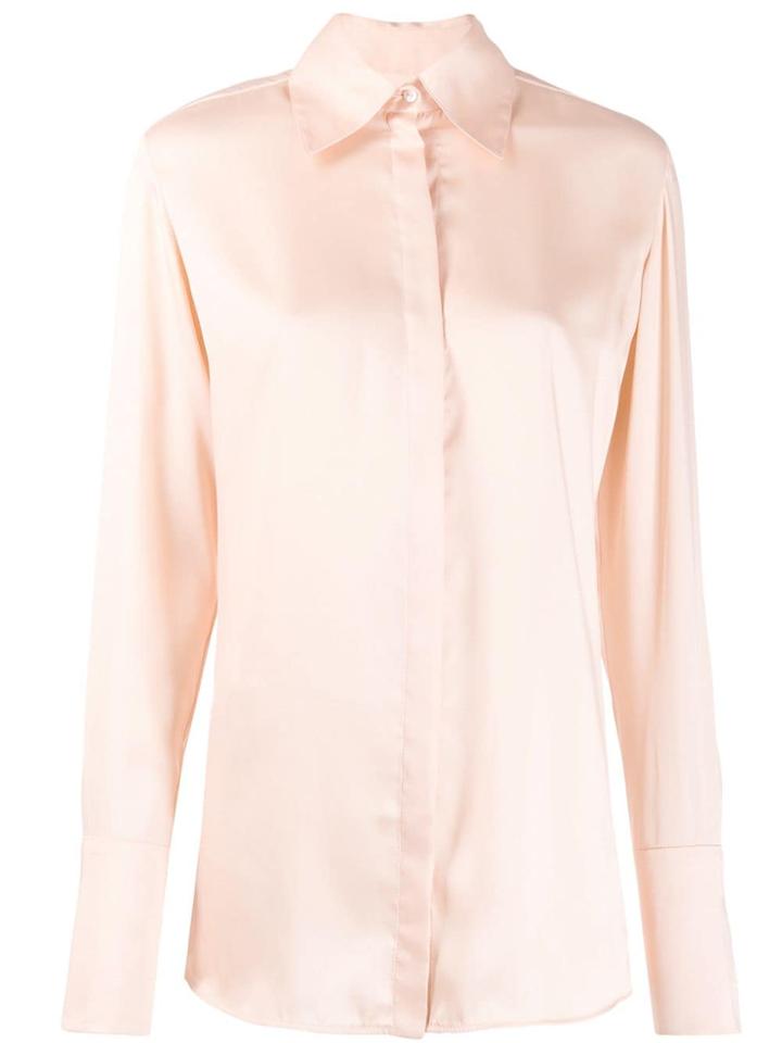 Victoria Victoria Beckham Classic Long Sleeve Shirt - Pink