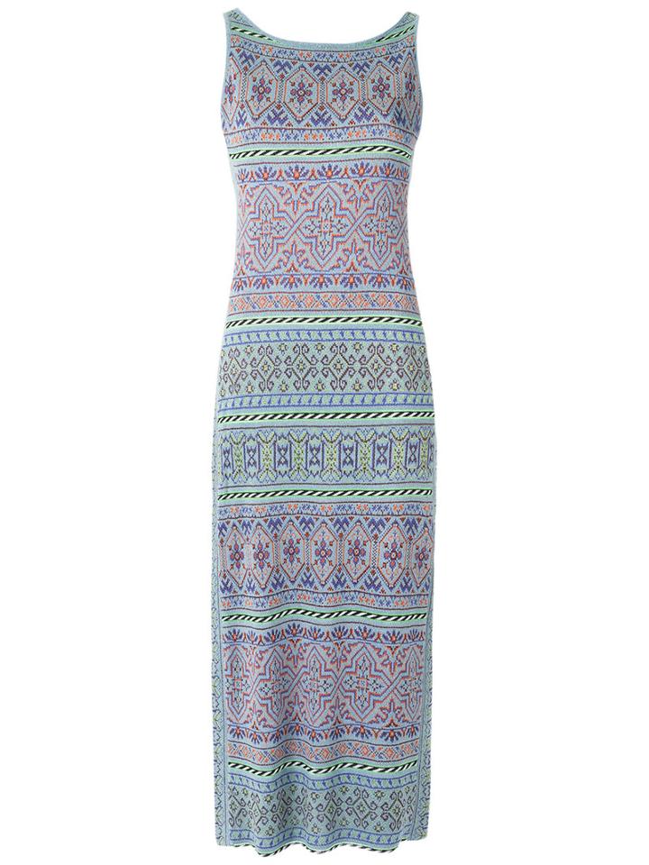 Cecilia Prado - Knit Midi Dress - Women - Acrylic/polyamide/polyester/viscose - M, Purple, Acrylic/polyamide/polyester/viscose