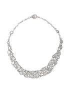 Saqqara 18kt White Gold And Diamond Necklace, Women's, Metallic