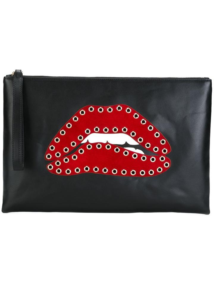 Red Valentino Lips Clutch