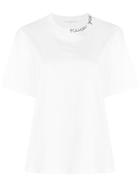Golden Goose Deluxe Brand Logo Print T-shirt - White