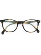 Oliver Peoples Finley Glasses, Brown, Acetate