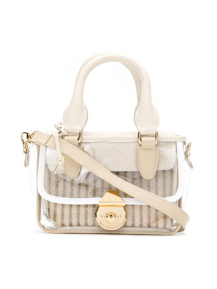 Sarah Chofakian Transparente Tote Bag - Neutrals