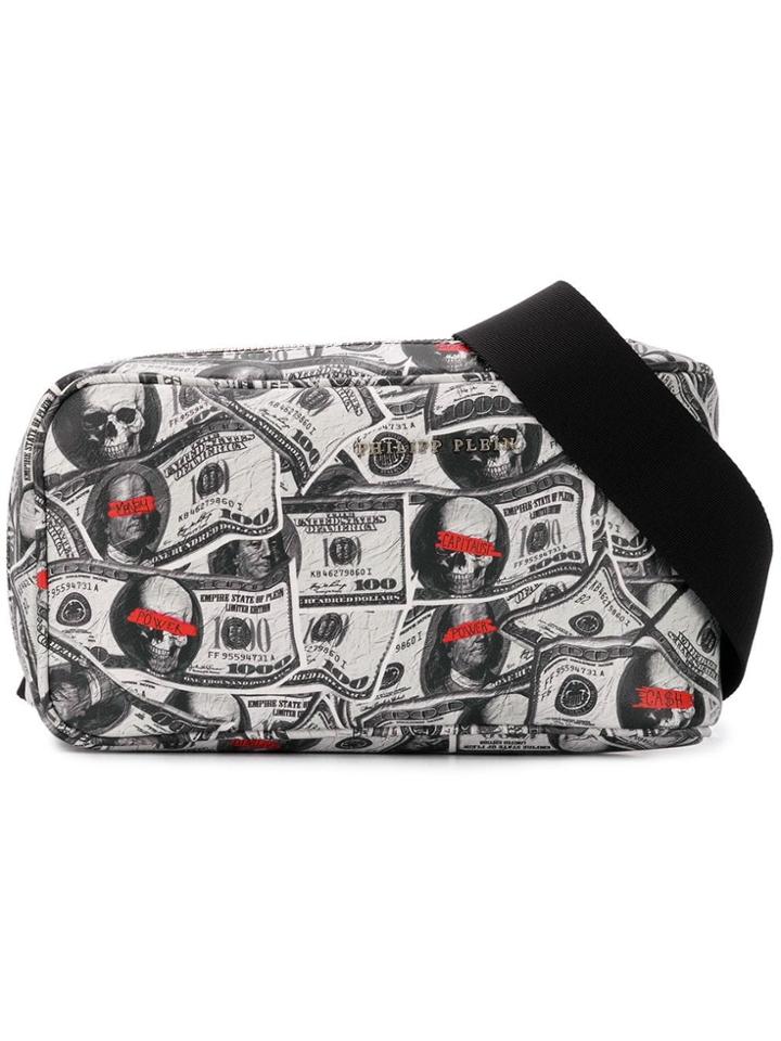 Philipp Plein Dollar Bill Belt Bag - Grey