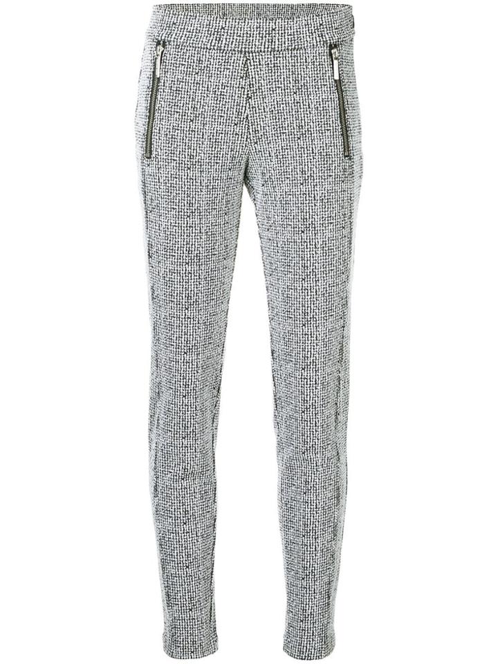 Michael Michael Kors High-waist Slim-fit Trousers - Black