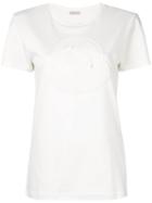 Moncler Embroidered Logo Plaque T-shirt - White