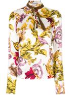 Jw Anderson Buckle Collar Blouse - White