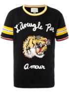 Gucci L'aveugle Par Amour T-shirt, Men's, Size: Small, Black, Cotton/brass/polyester