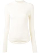 Lemaire Long Sleeved Sweater, Women's, Size: Small, Nude/neutrals, Viscose/polyester