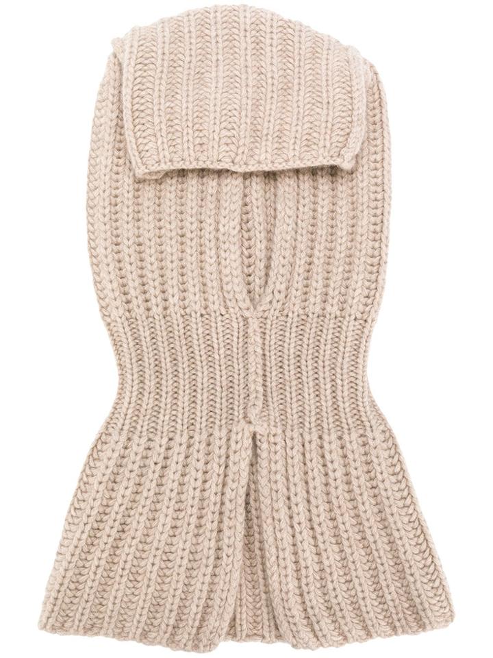 Danielapi Hood Style Hat - Nude & Neutrals