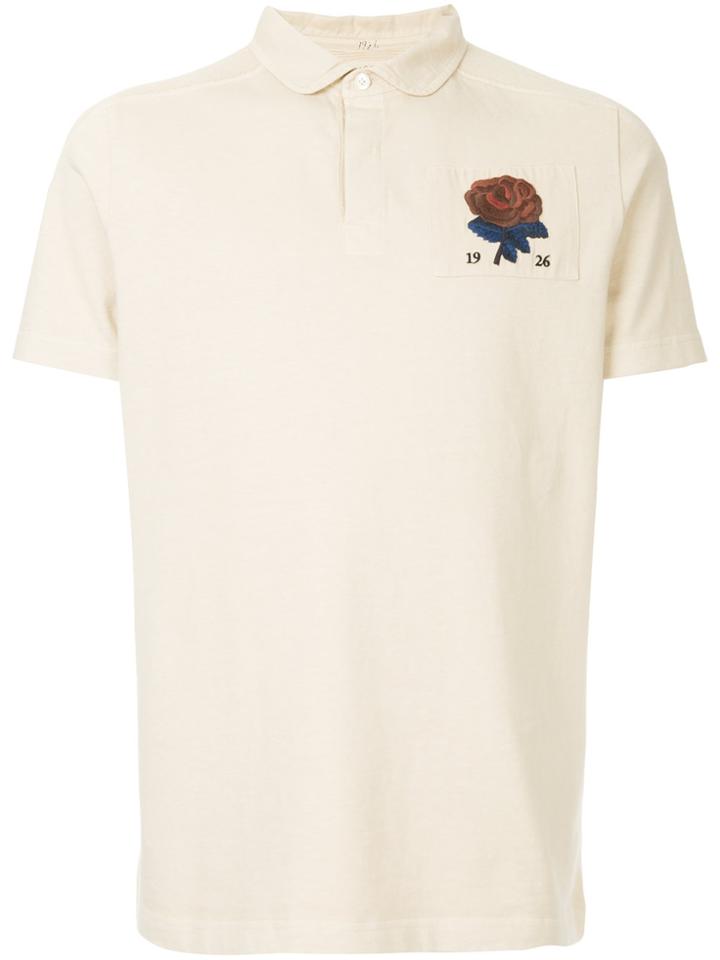 Kent & Curwen Rose Patch Polo Shirt - Nude & Neutrals