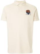 Kent & Curwen Rose Patch Polo Shirt - Nude & Neutrals