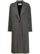 Masscob Check Single-breasted Coat - Grey