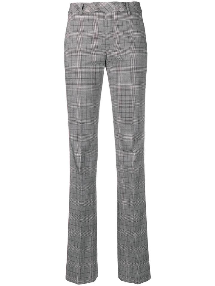 Brognano Prince Of Wales Check Trousers - Grey