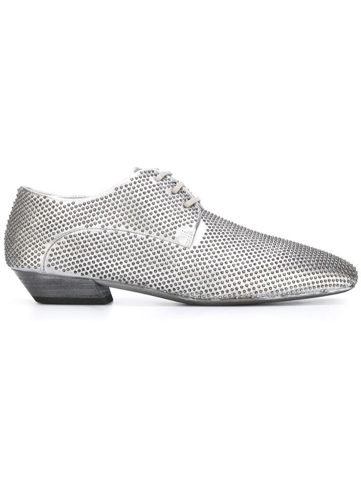 Marsèll Metallic Studded Lace-up Shoes