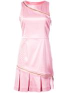 Thomas Wylde Fitted Short Dress - Pink & Purple