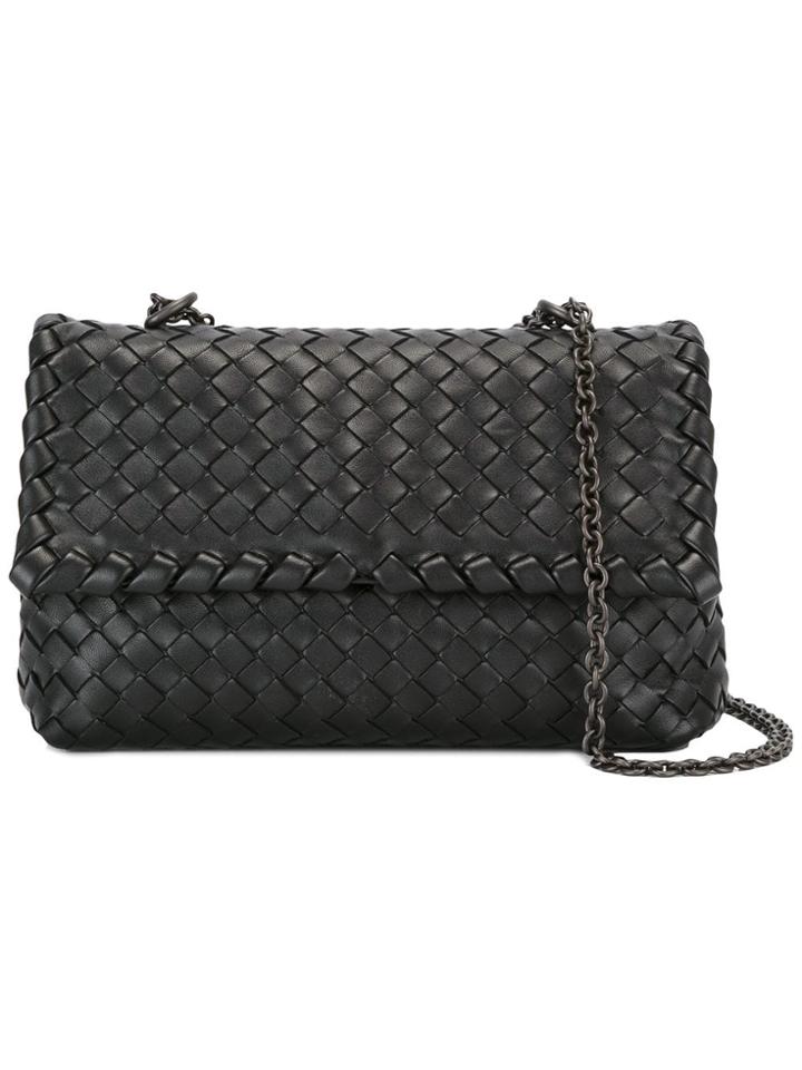 Bottega Veneta Chain Strap Shoulder Bag - Black