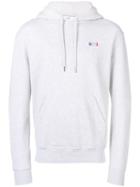 Ami Paris Hoodie With Ami Embroidery - Grey