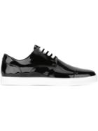 Dsquared2 Tux Sneakers, Men's, Size: 43, Black, Patent Leather/rubber